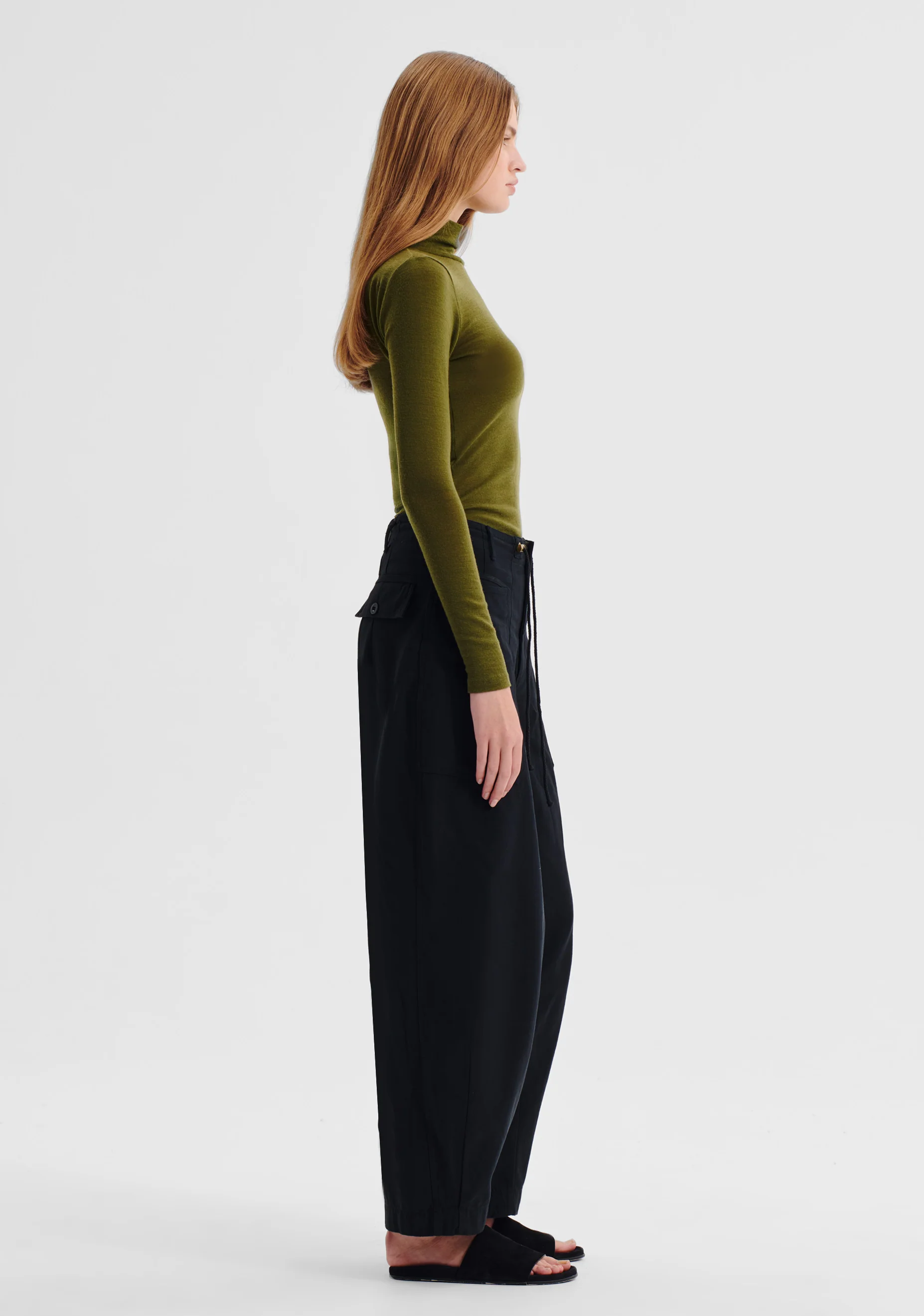 Morri Merino High Neck_Avocado - Image 4