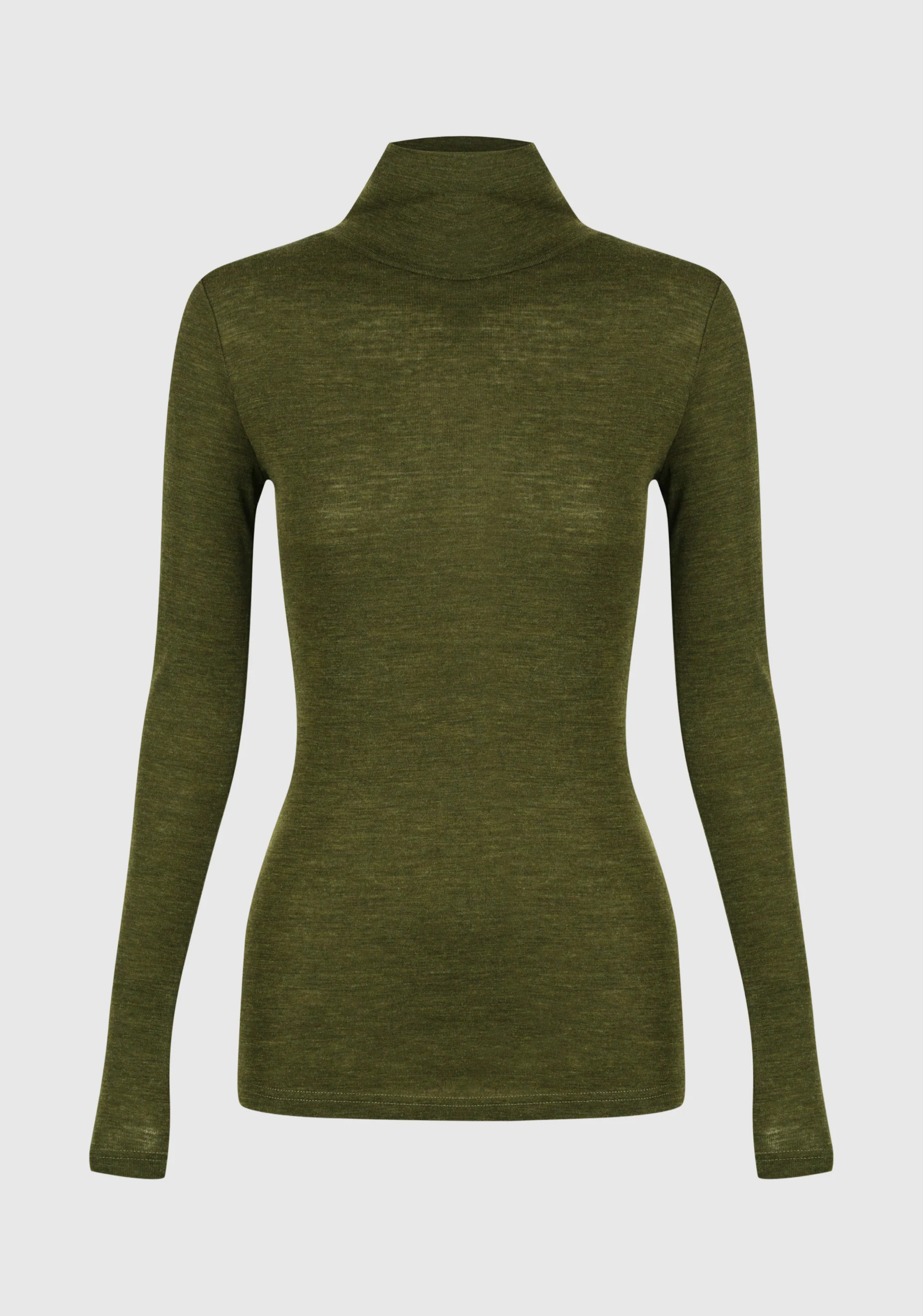 Morri Merino High Neck_Avocado - Image 6