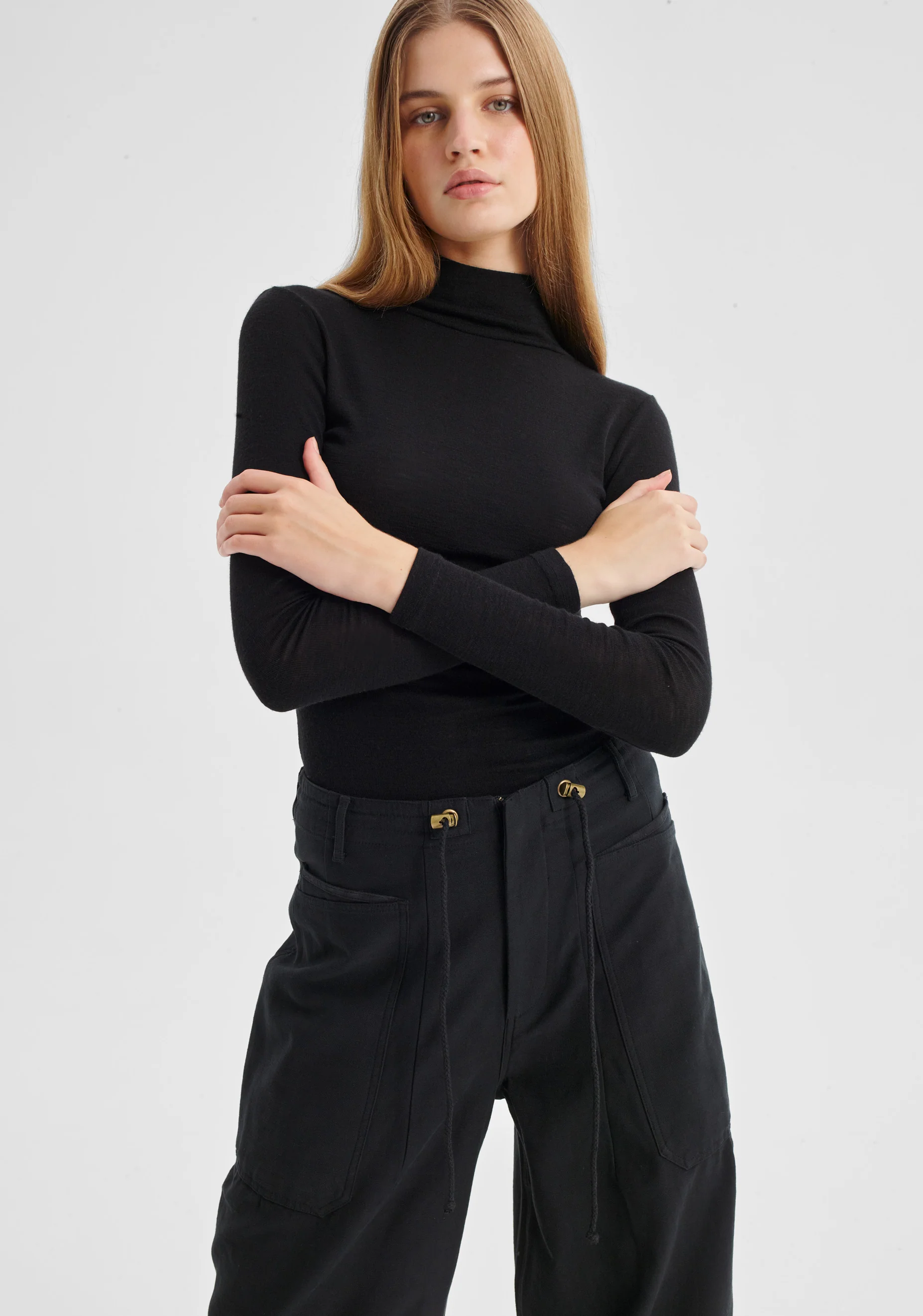 Morri Merino High Neck_Black - Image 5