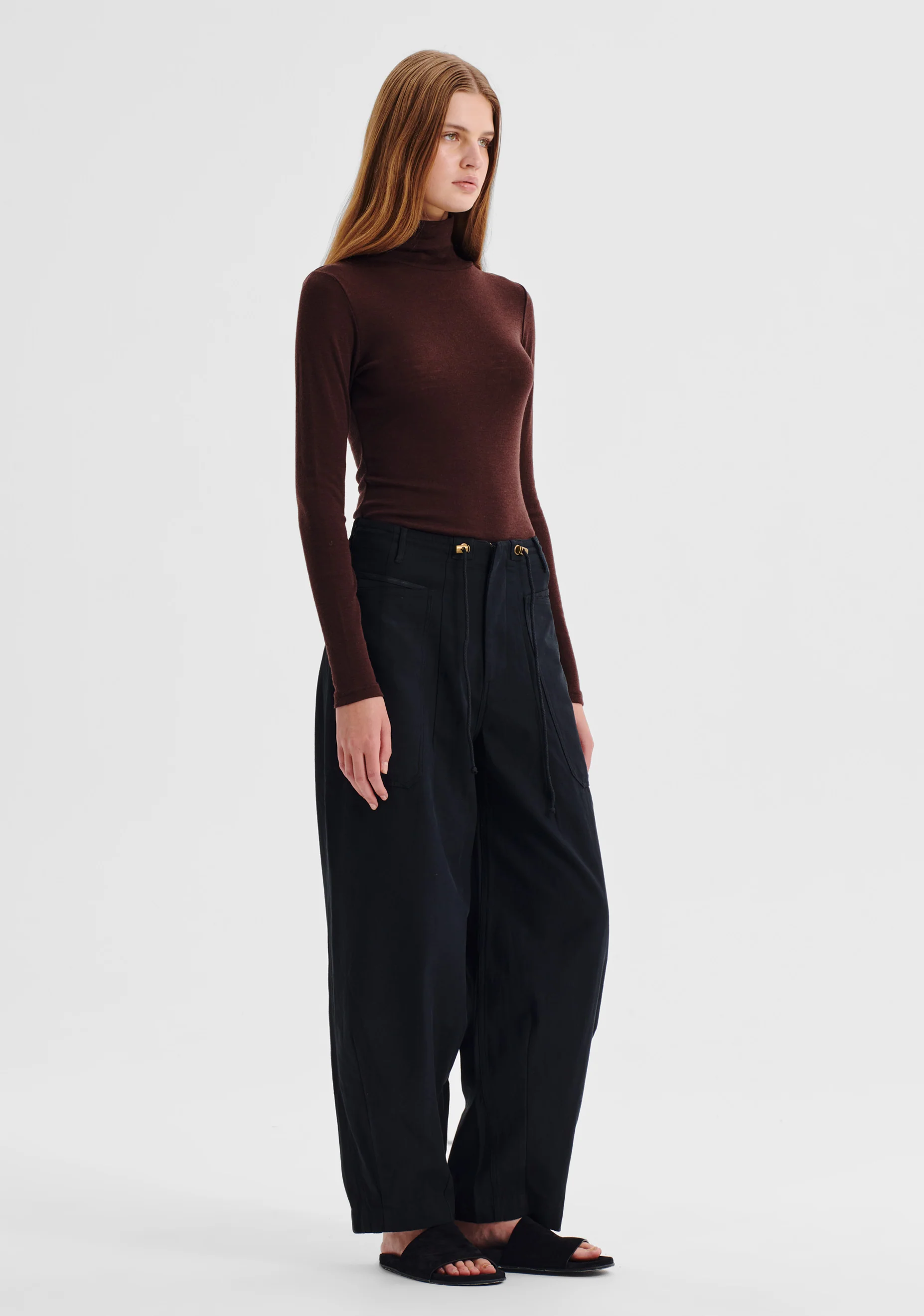 Morri Merino High Neck_Espresso - Image 4