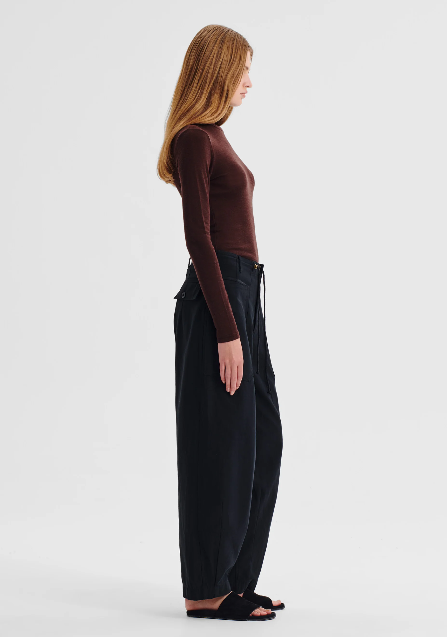 Morri Merino High Neck_Espresso - Image 5
