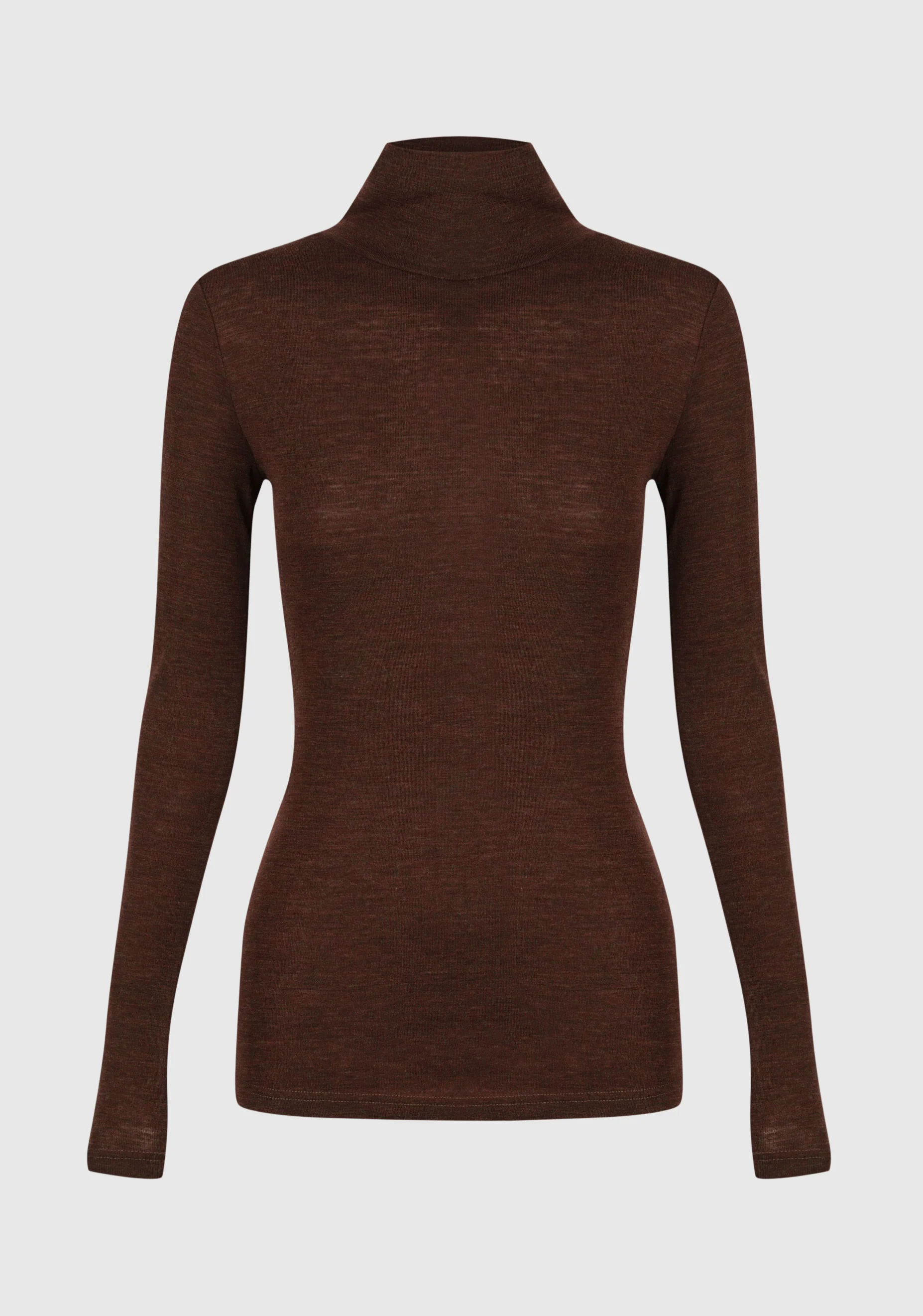 Morri Merino High Neck_Espresso - Image 6