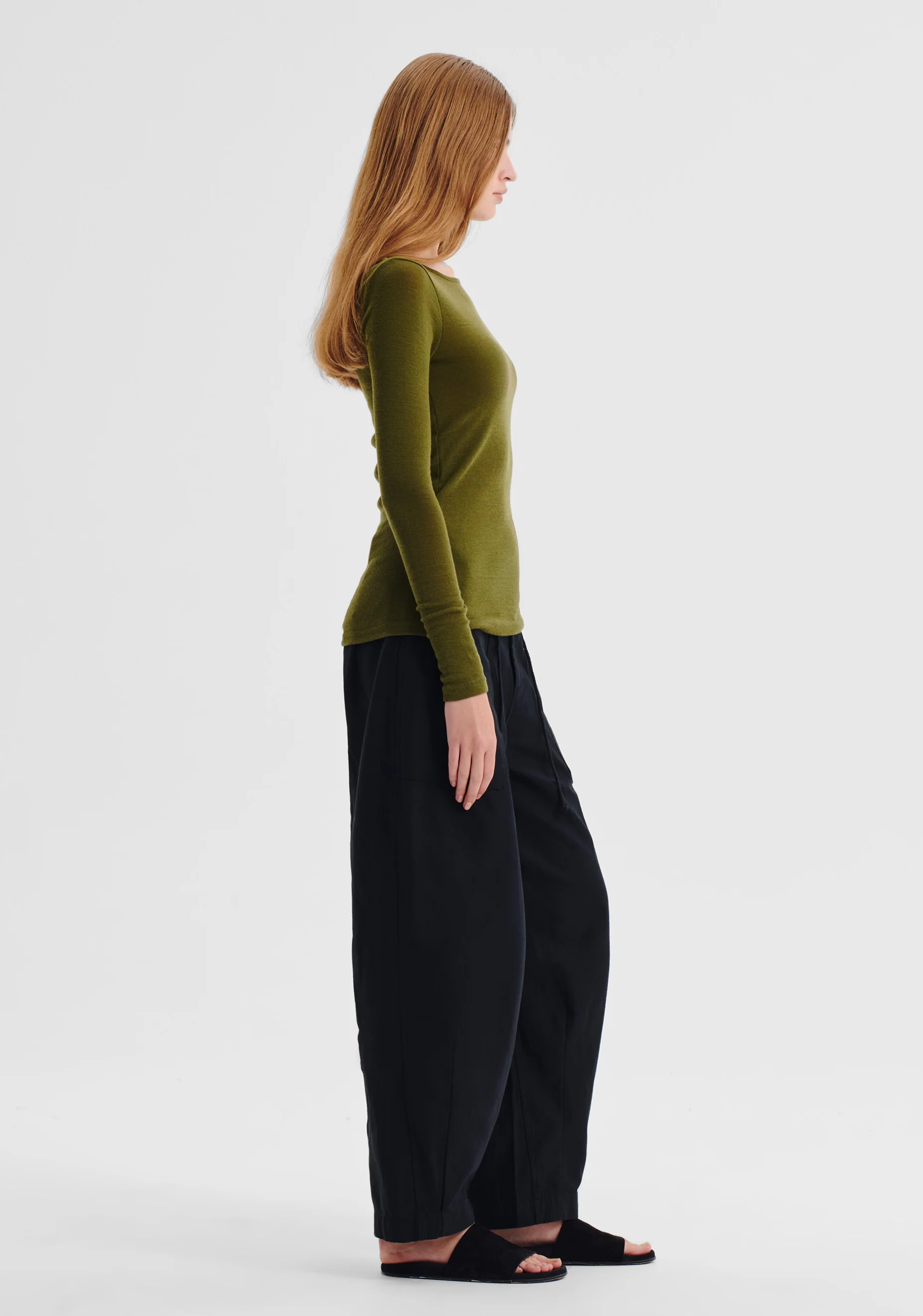 Morri Merino Round Neck_Avocado - Image 5