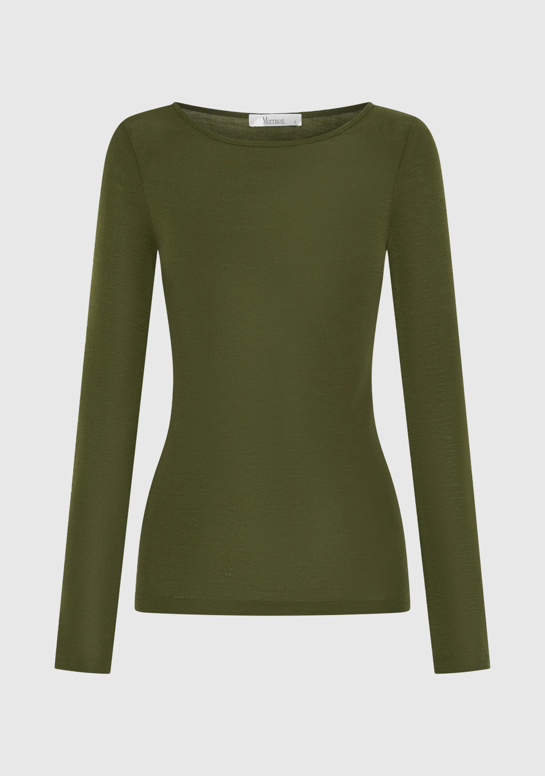 Morri Merino Round Neck_Avocado - Image 6