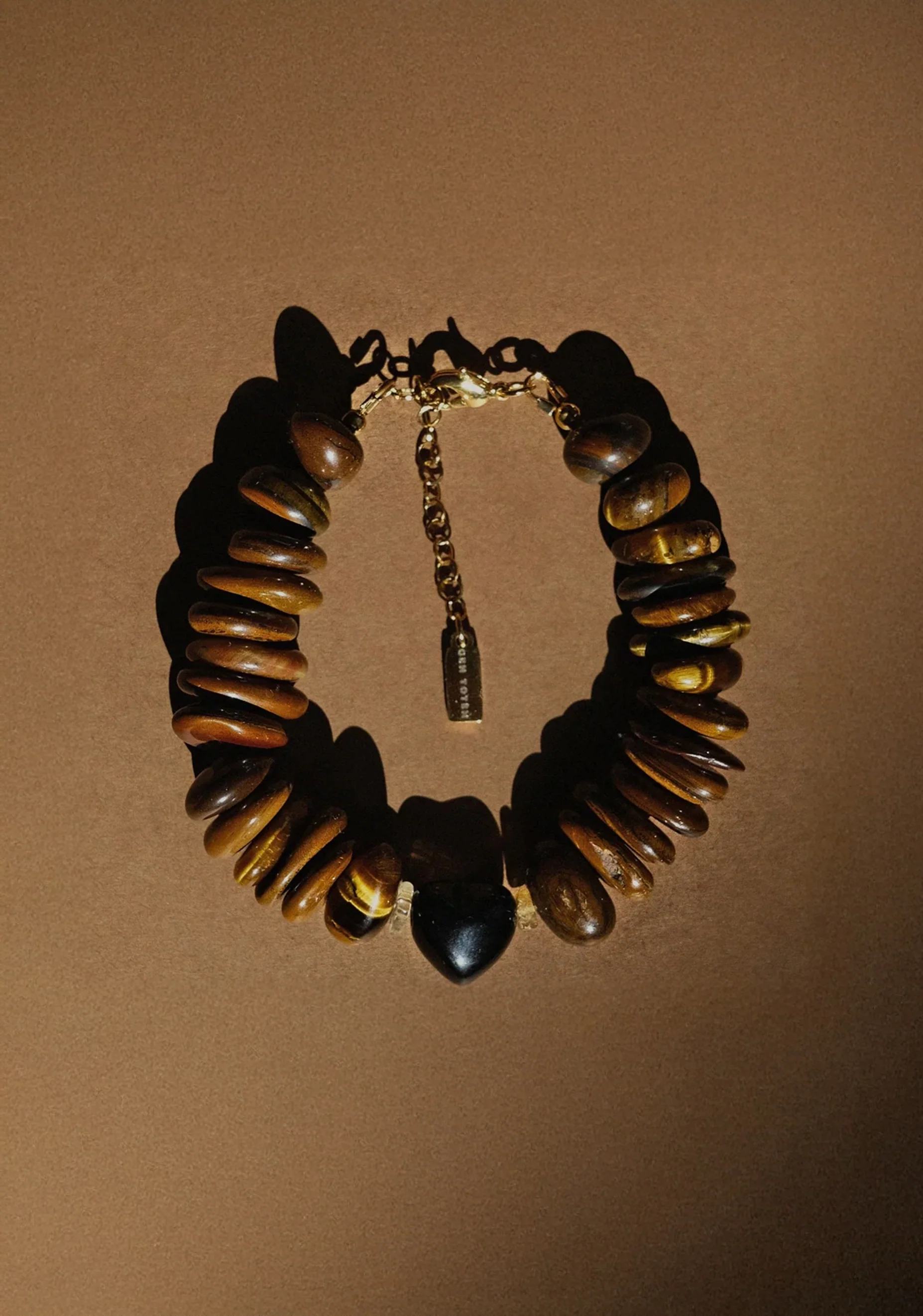 Oblique Bracelet_Tigers Eye - Image 2