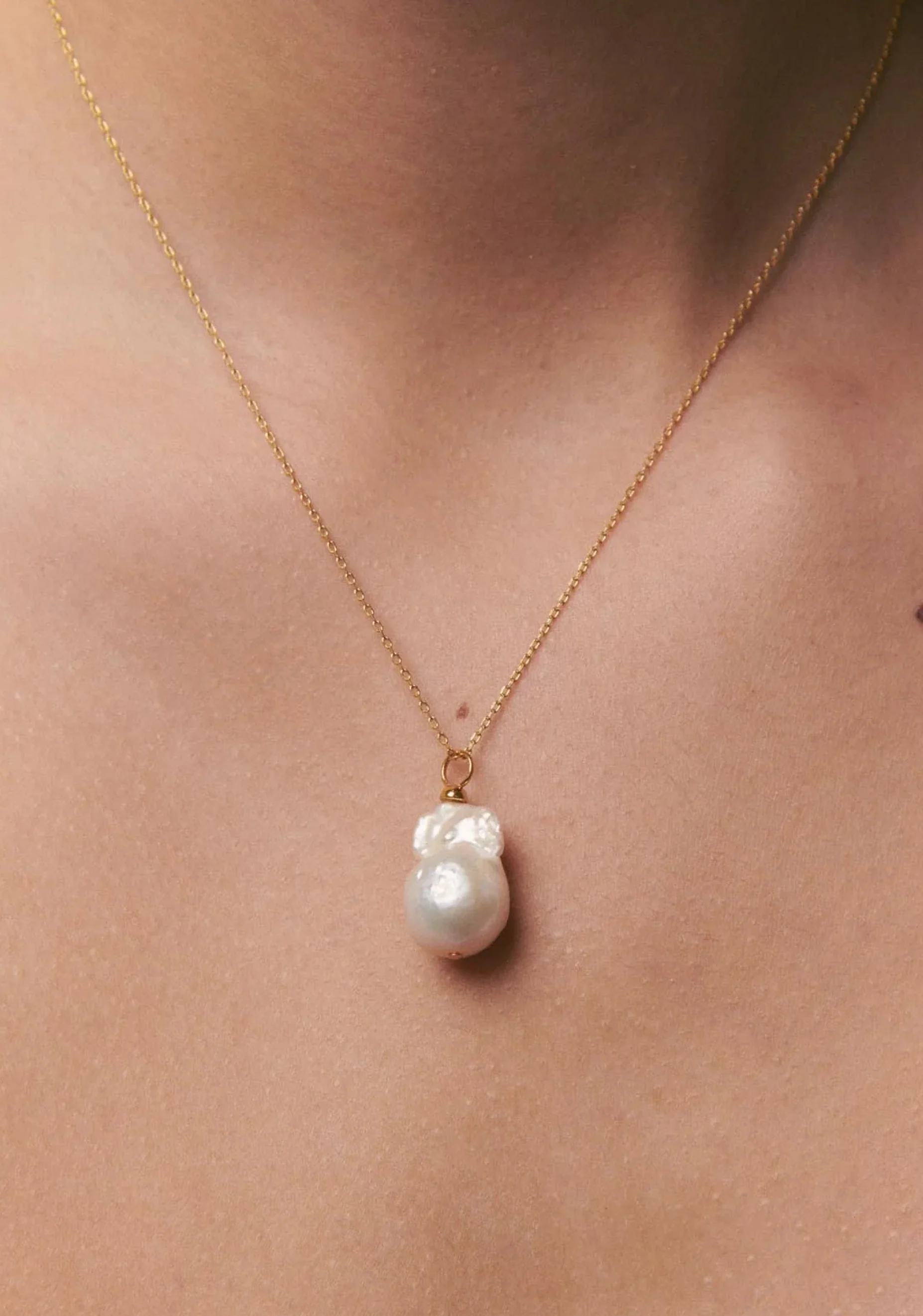 Perla Preciousa Necklace_Gold - Image 2
