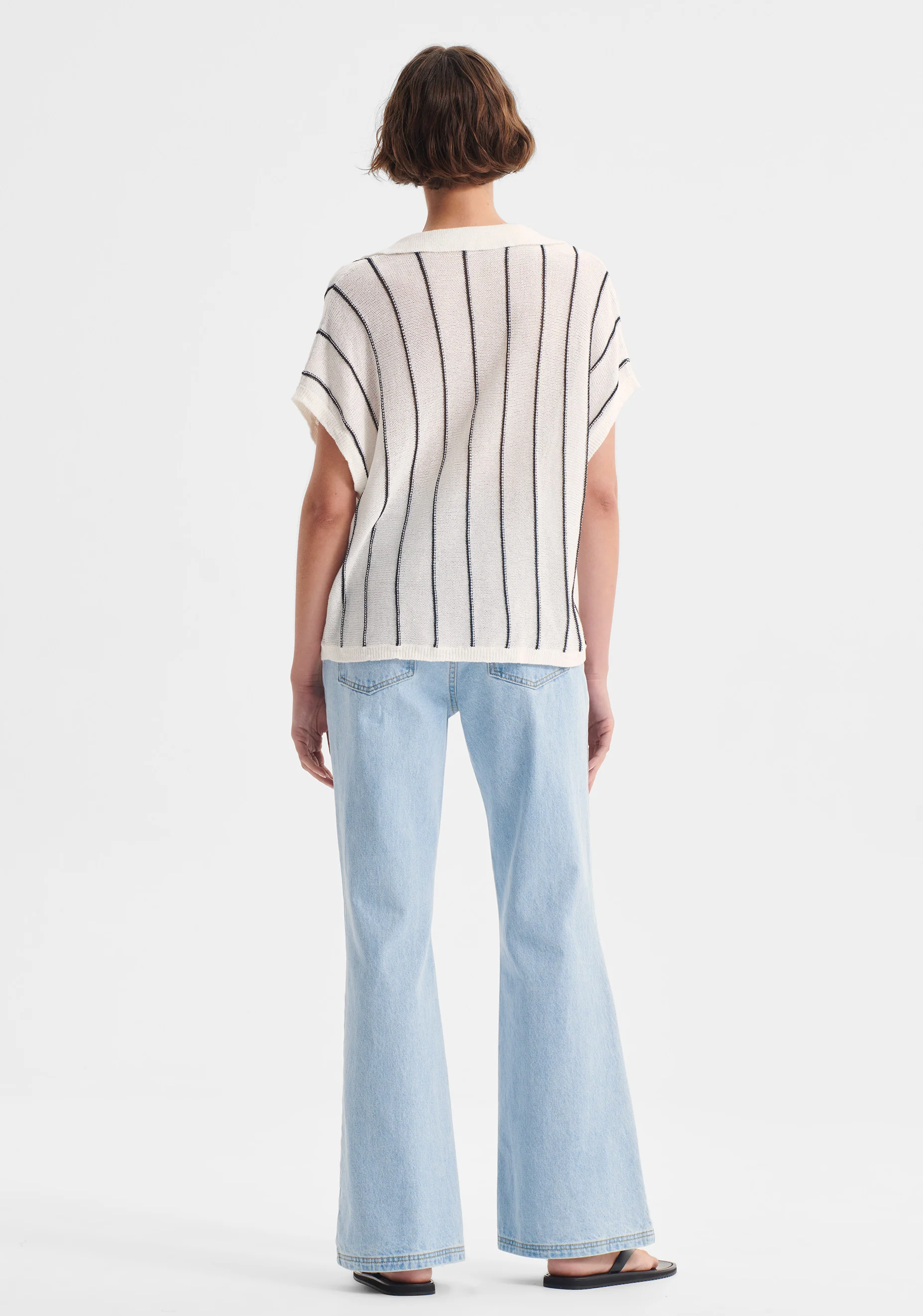 Pippa Knit Polo_Stripe - Image 4