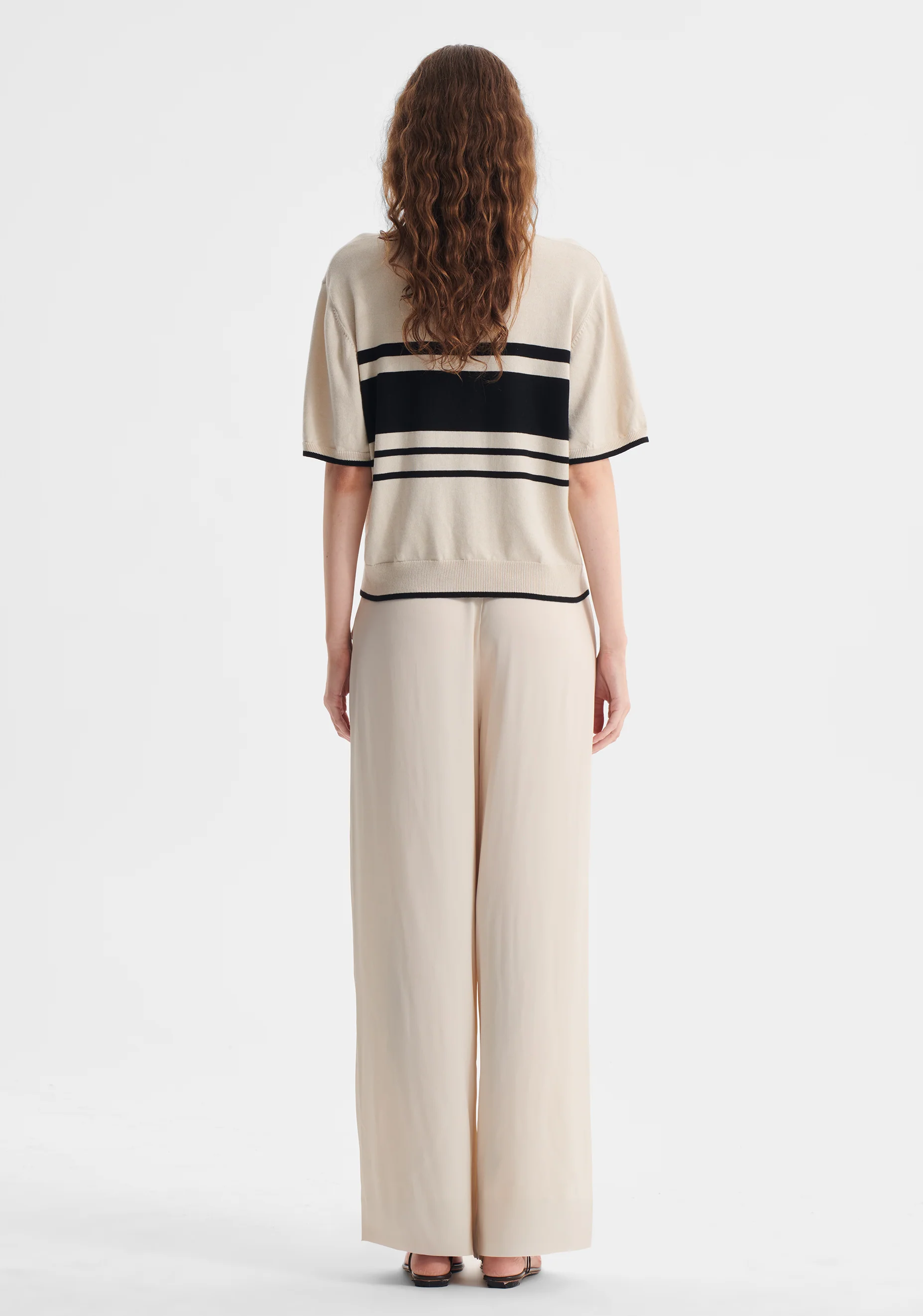 Regatta Knit Tee_Black/Ecru - Image 5