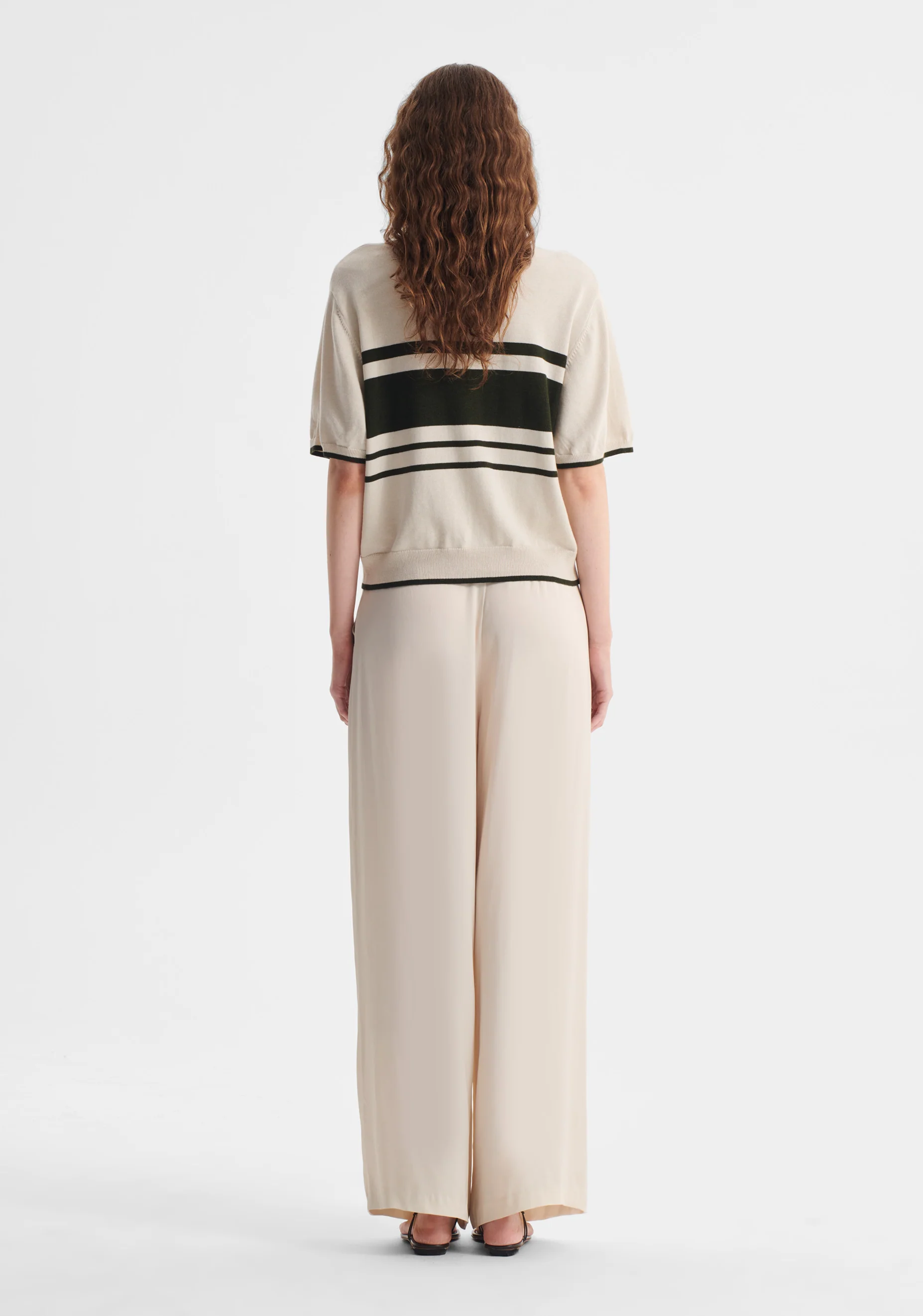 Regatta Knit Tee_Khaki/Ecru - Image 5