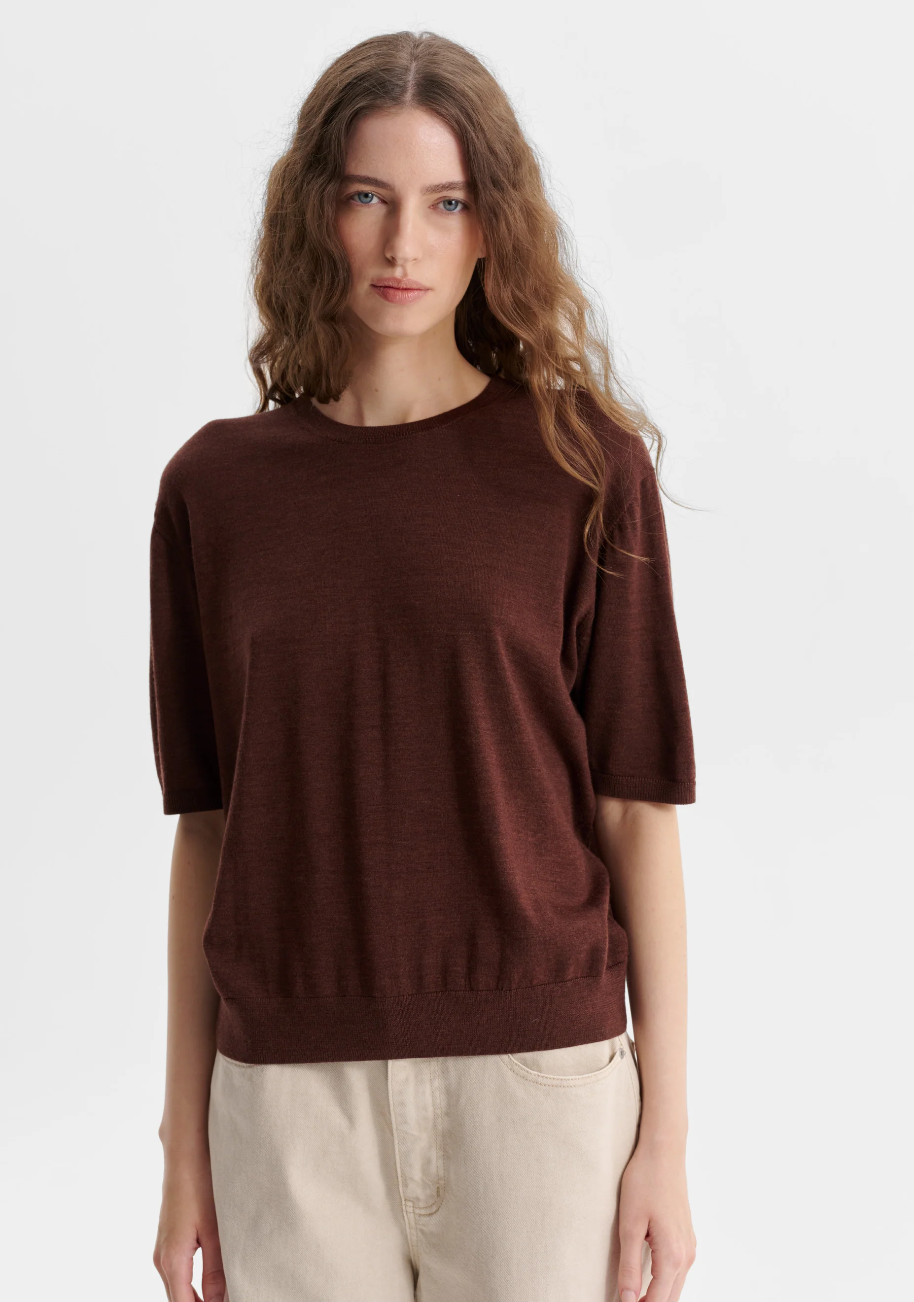 River Knit Tee_Toffee - Image 3