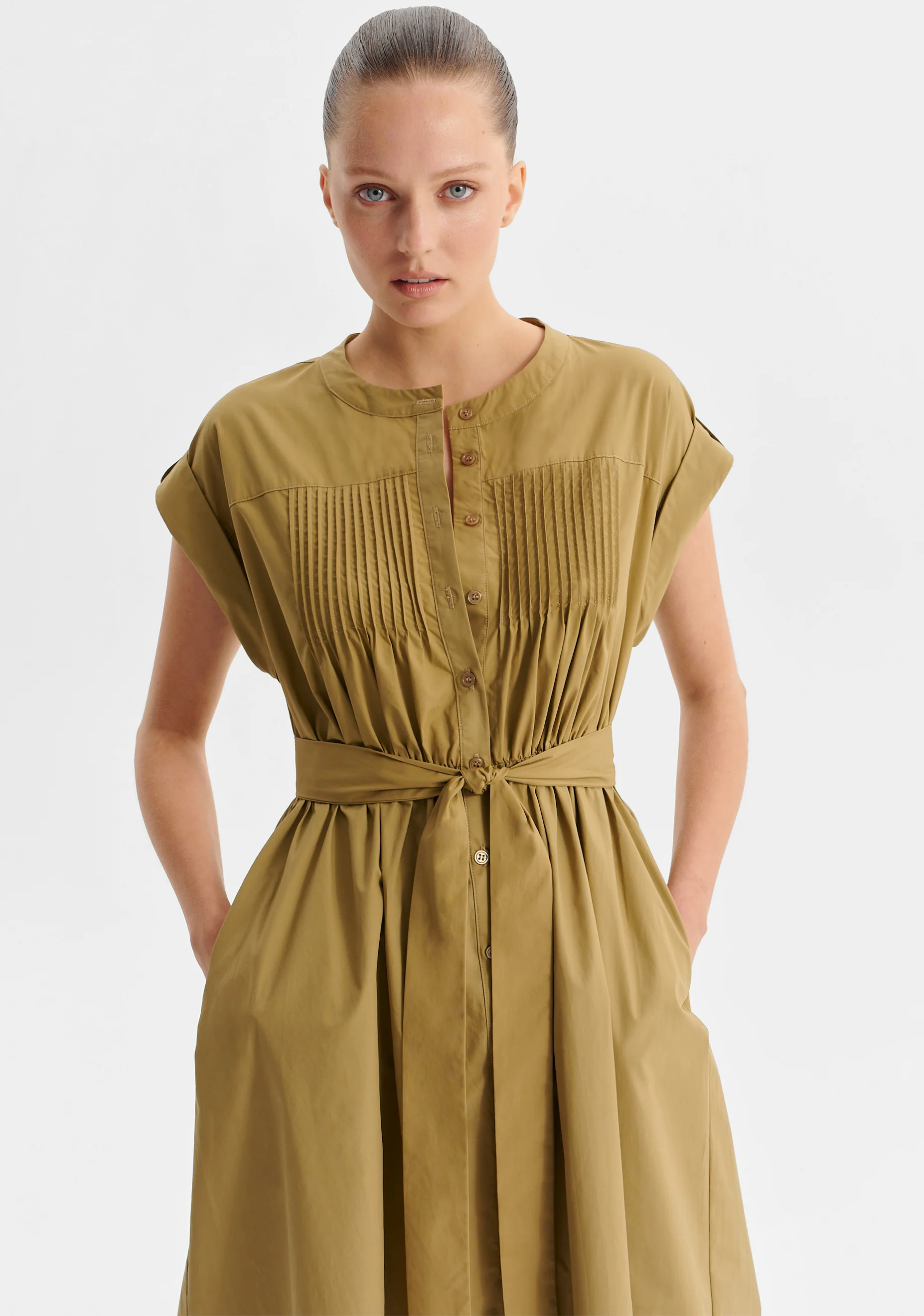 Romy Shirt Dress_Army - Image 5