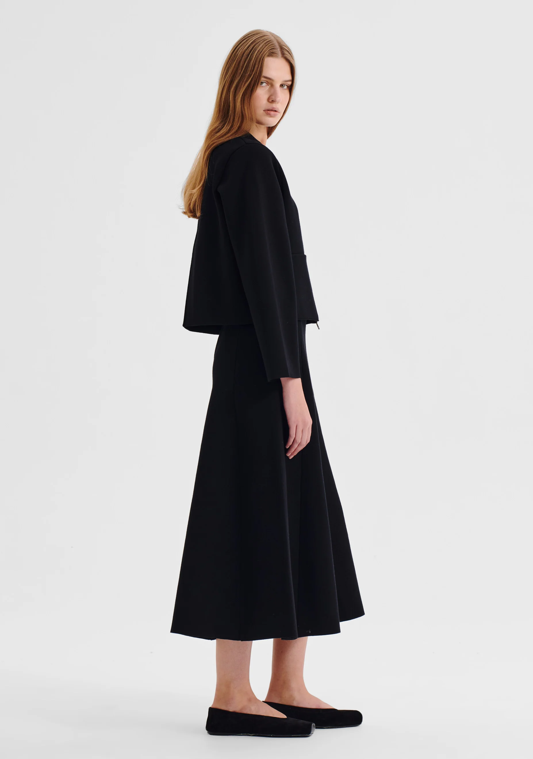 Ronan Knit Skirt_Black - Image 2
