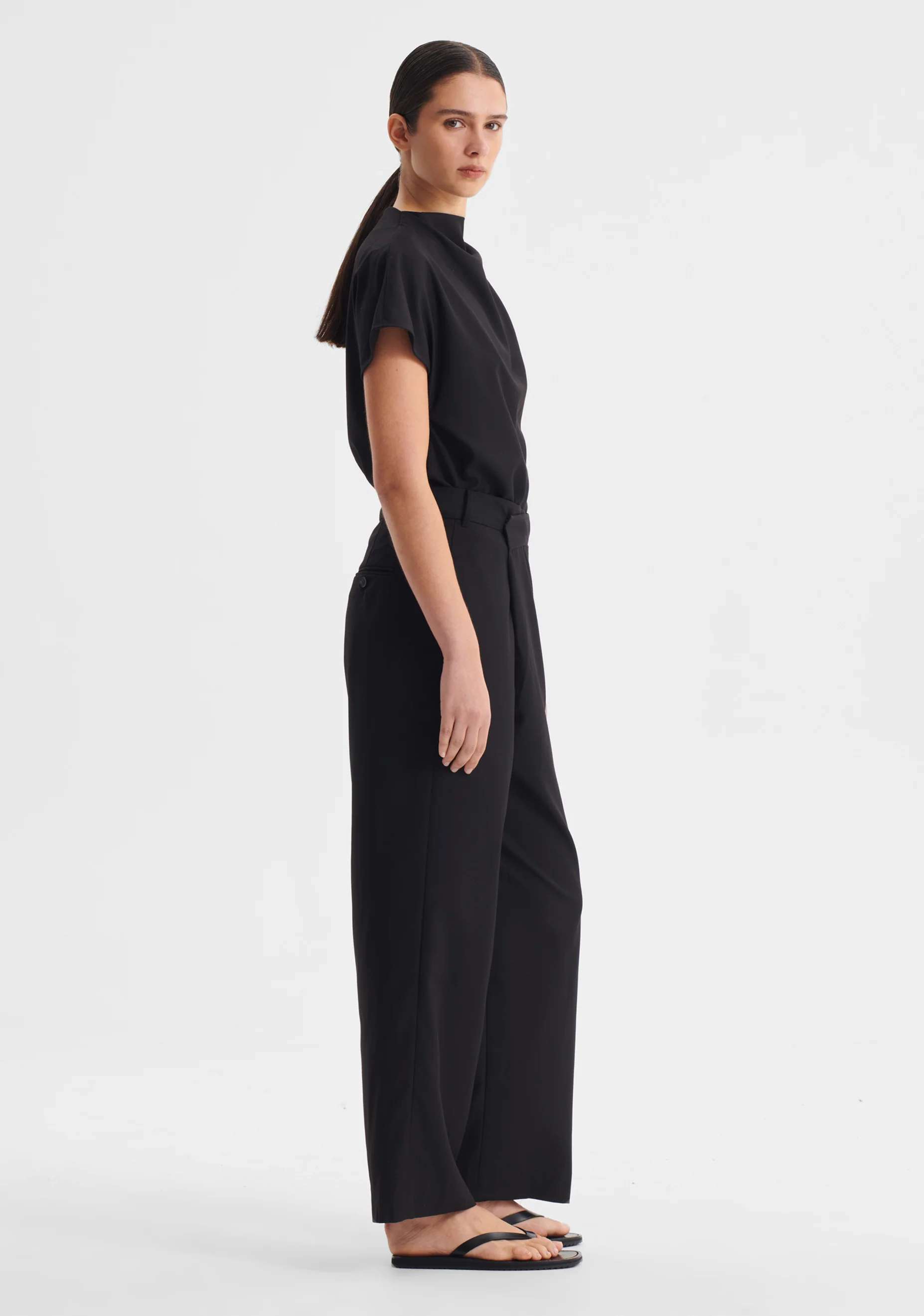 Sebastian Wrap Pant_Black - Image 3