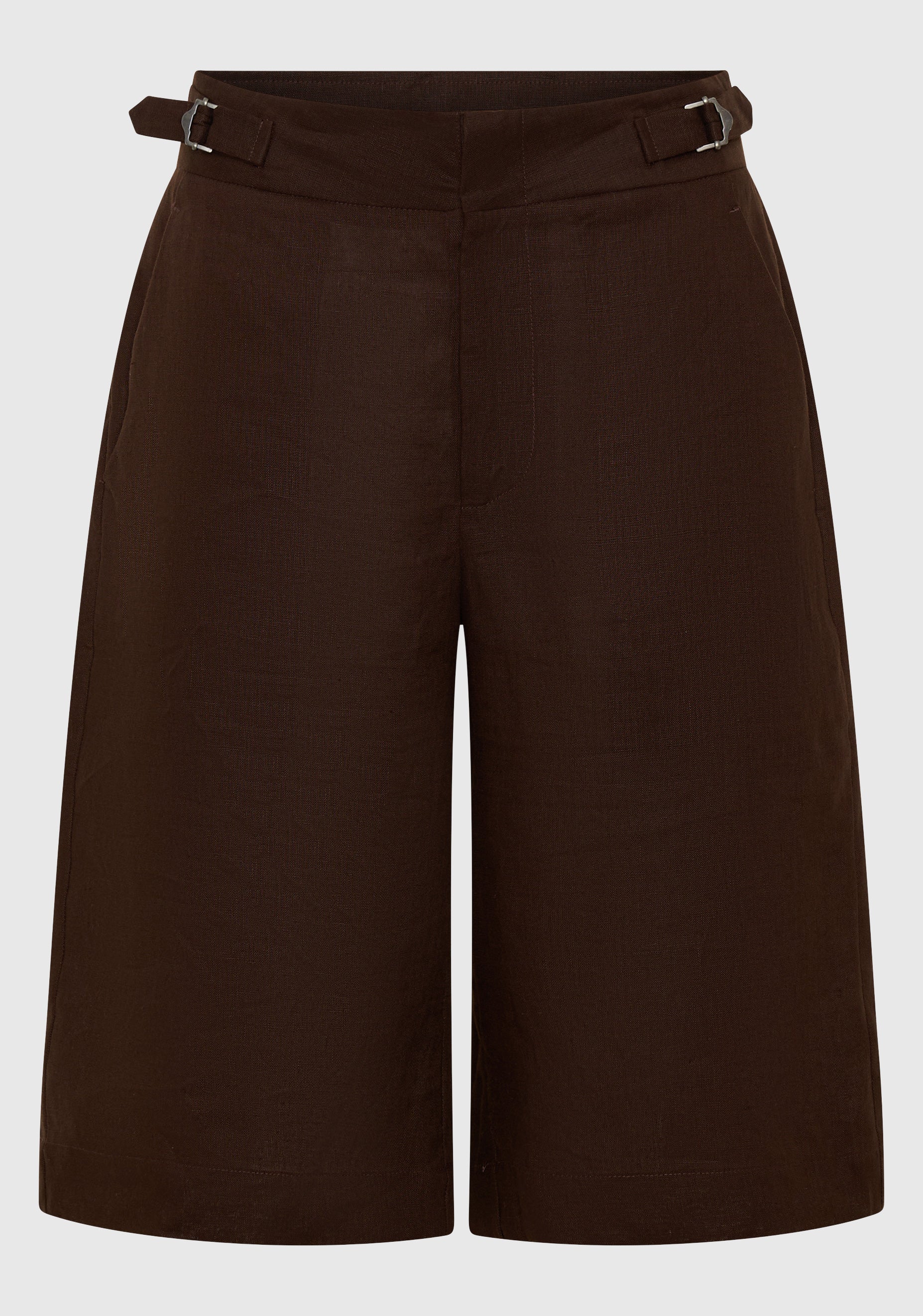 Sonny Linen Bermuda Short_Chocolate - Image 5