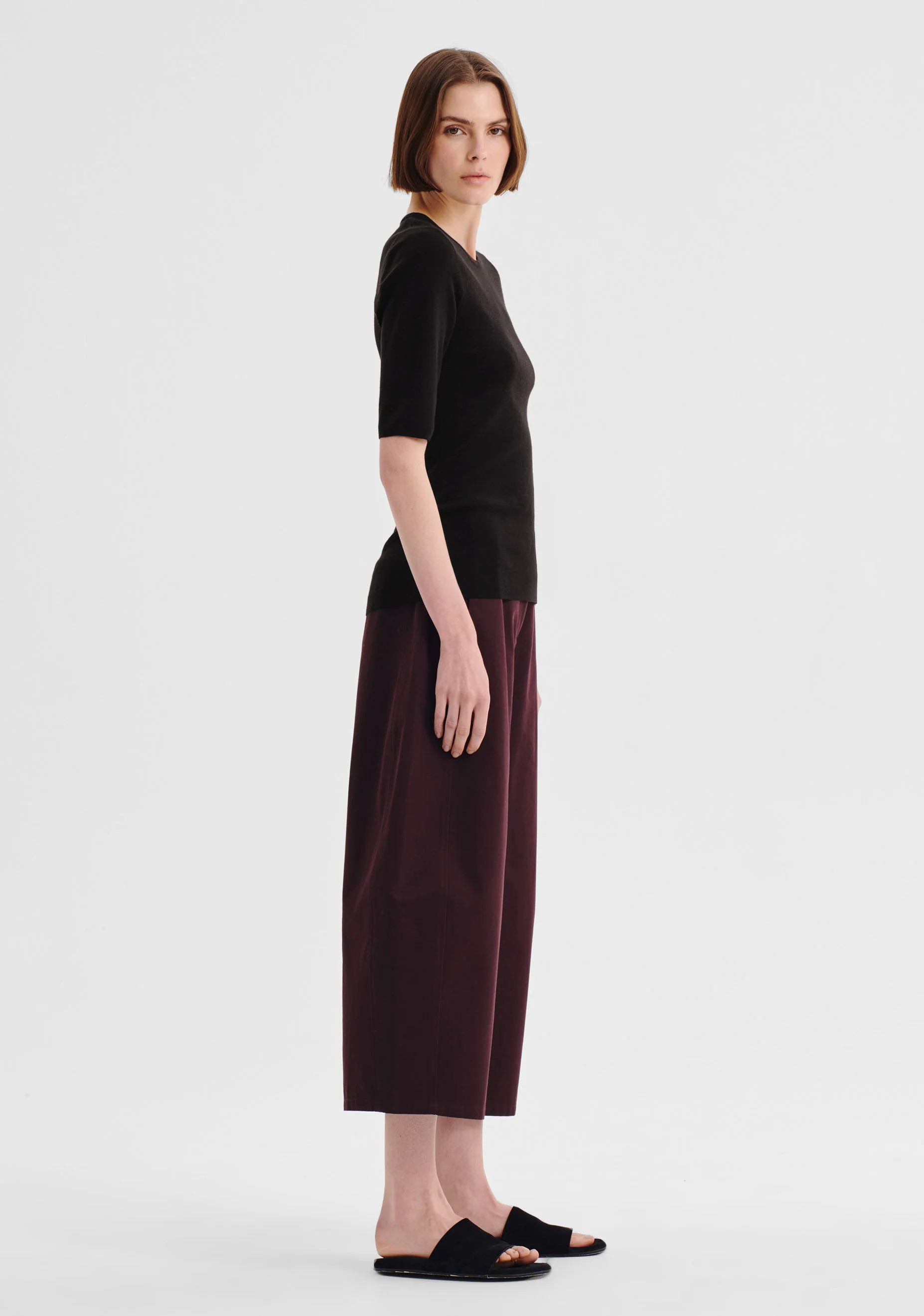 Talia Merino Knit Tee_Black - Image 4