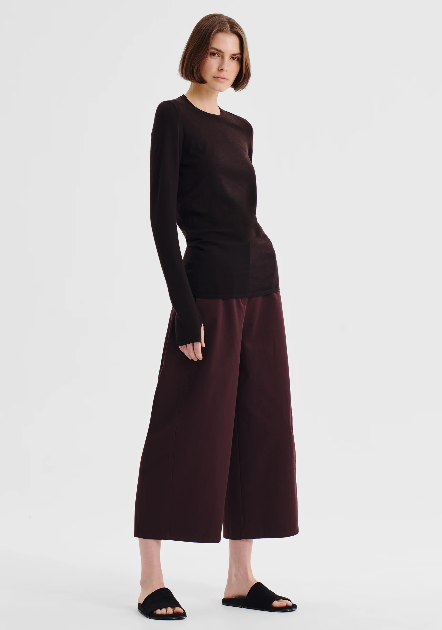 Theodore Fine Merino Knit Top_Espresso - Image 4