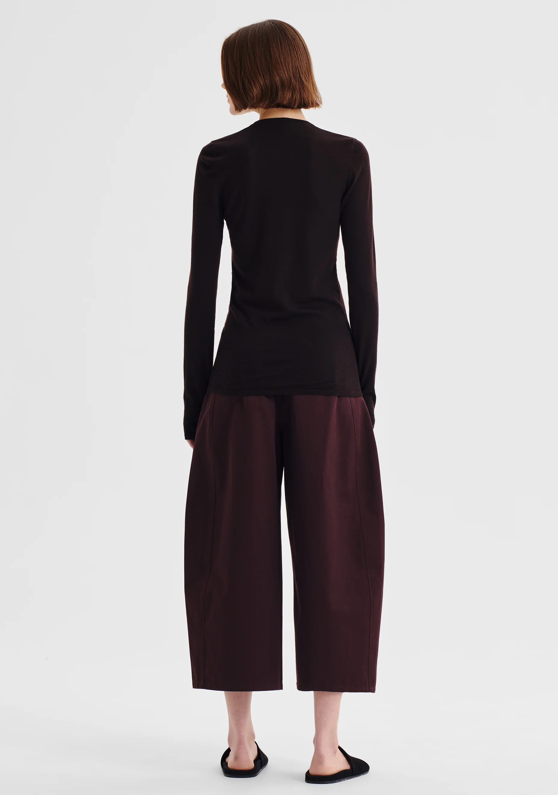 Theodore Fine Merino Knit Top_Espresso - Image 5