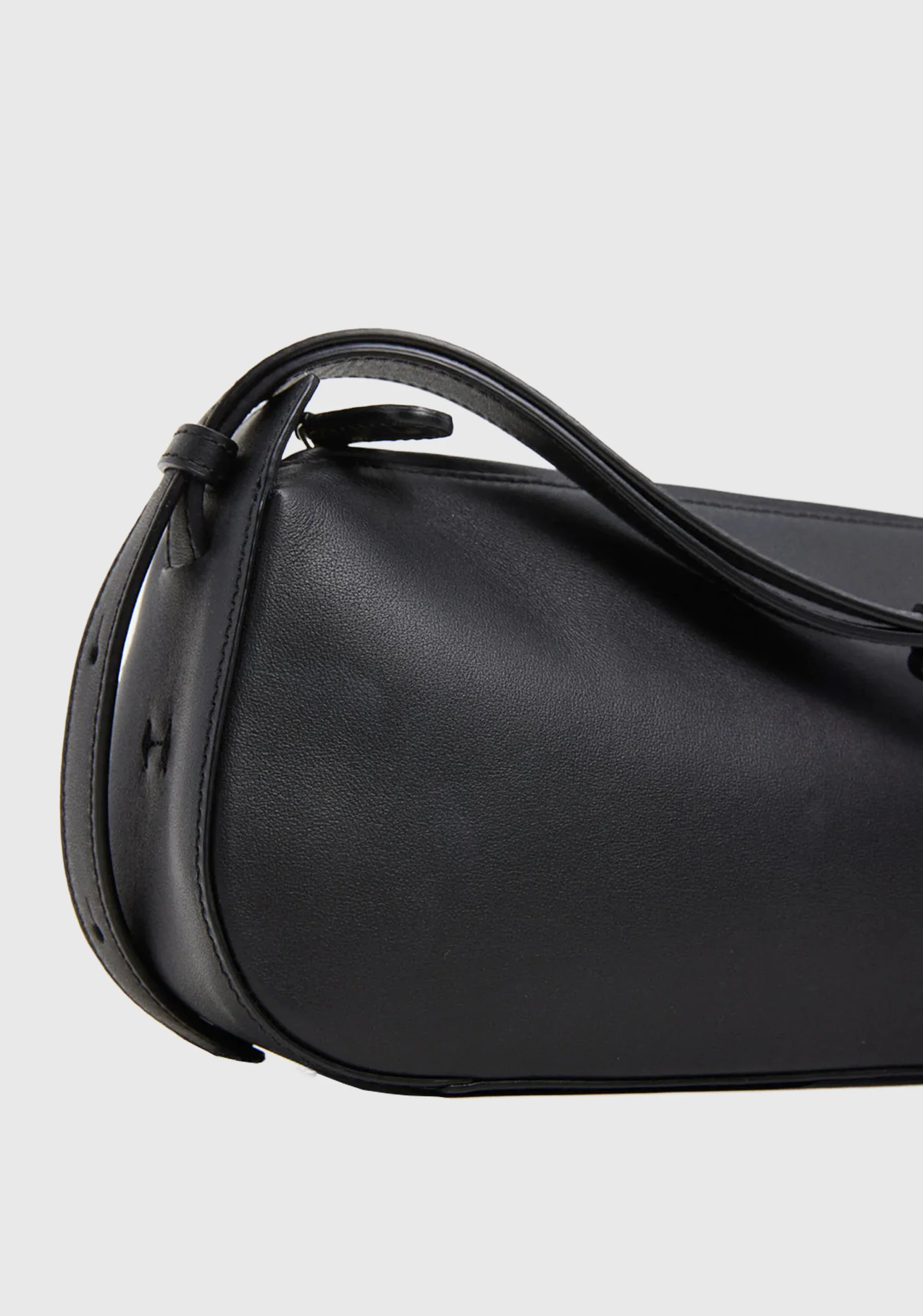 Una Leather Shoulder Bag_Black - Image 4