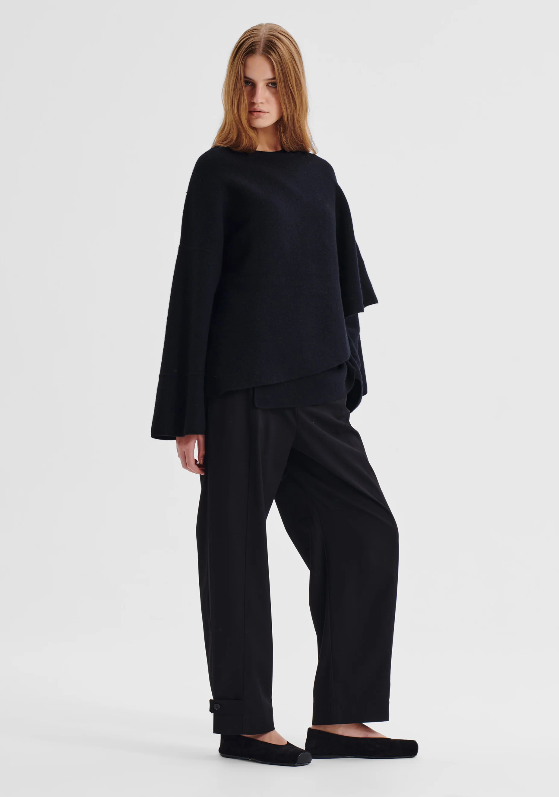 Valerie Knit Wrap Jacket_Black - Image 3