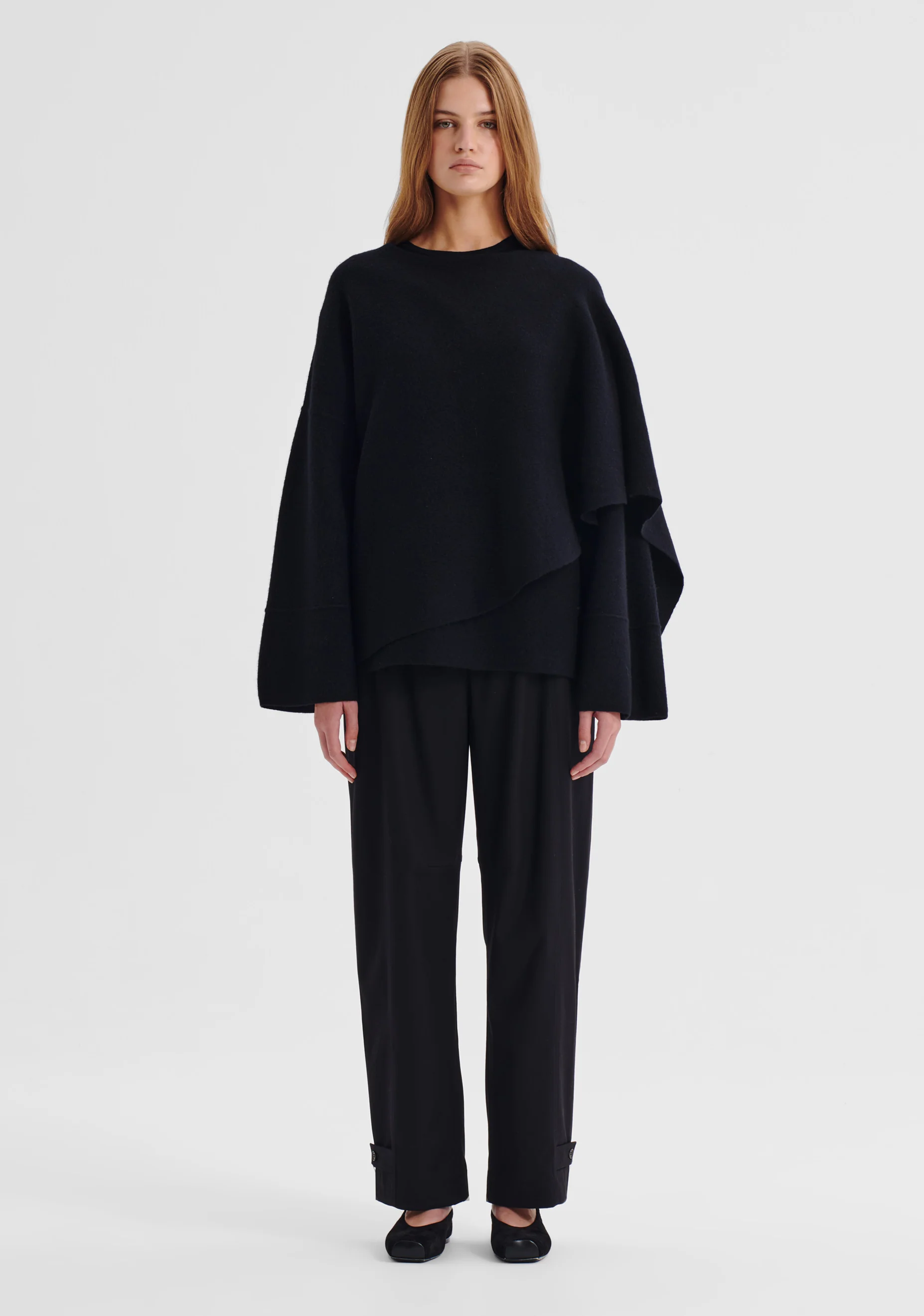 Valerie Knit Wrap Jacket_Black - Image 4