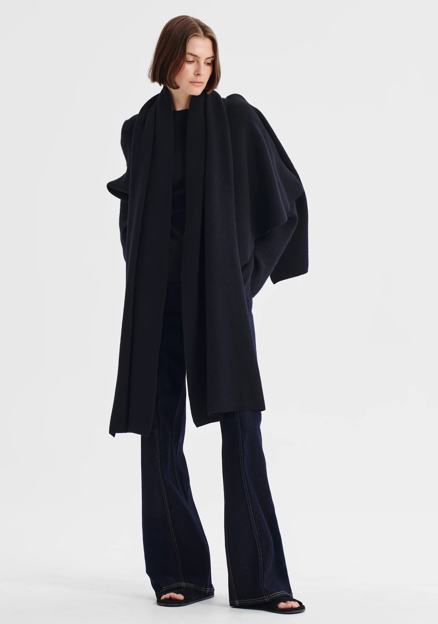 Valerie Knit Wrap Jacket_Black - Image 6