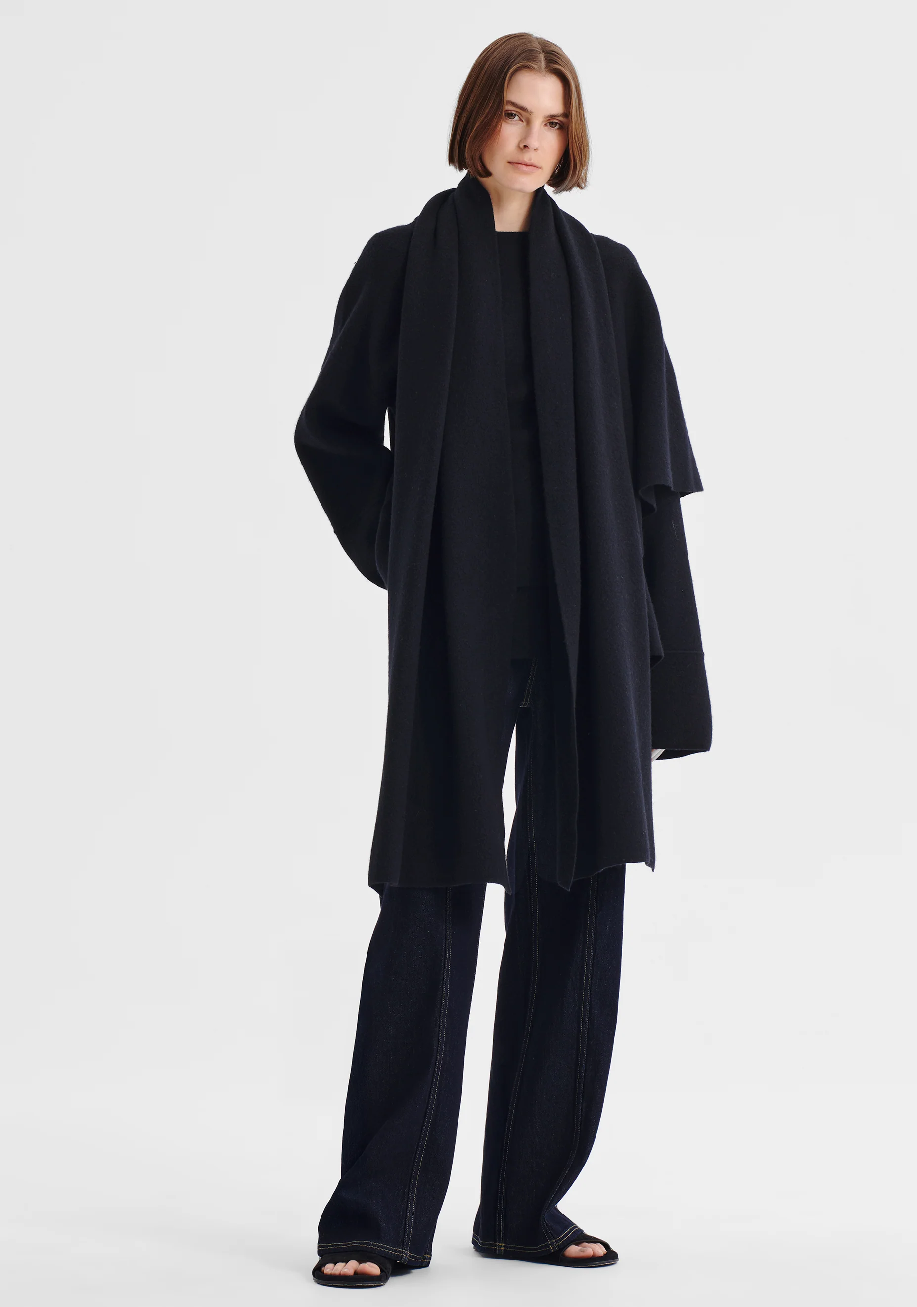 Valerie Knit Wrap Jacket_Black - Image 7