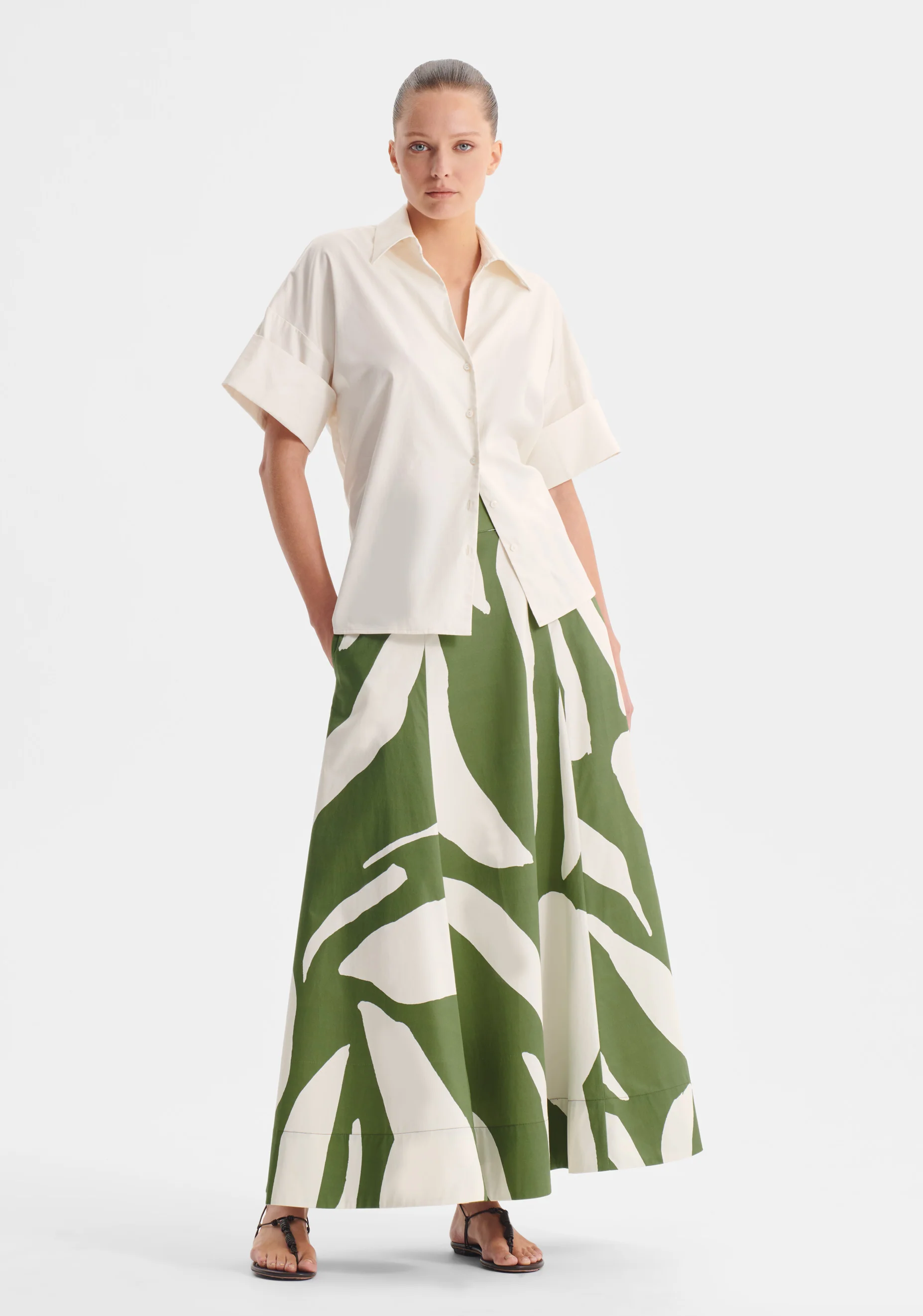 Zinnia Shirt_Ecru - Image 3