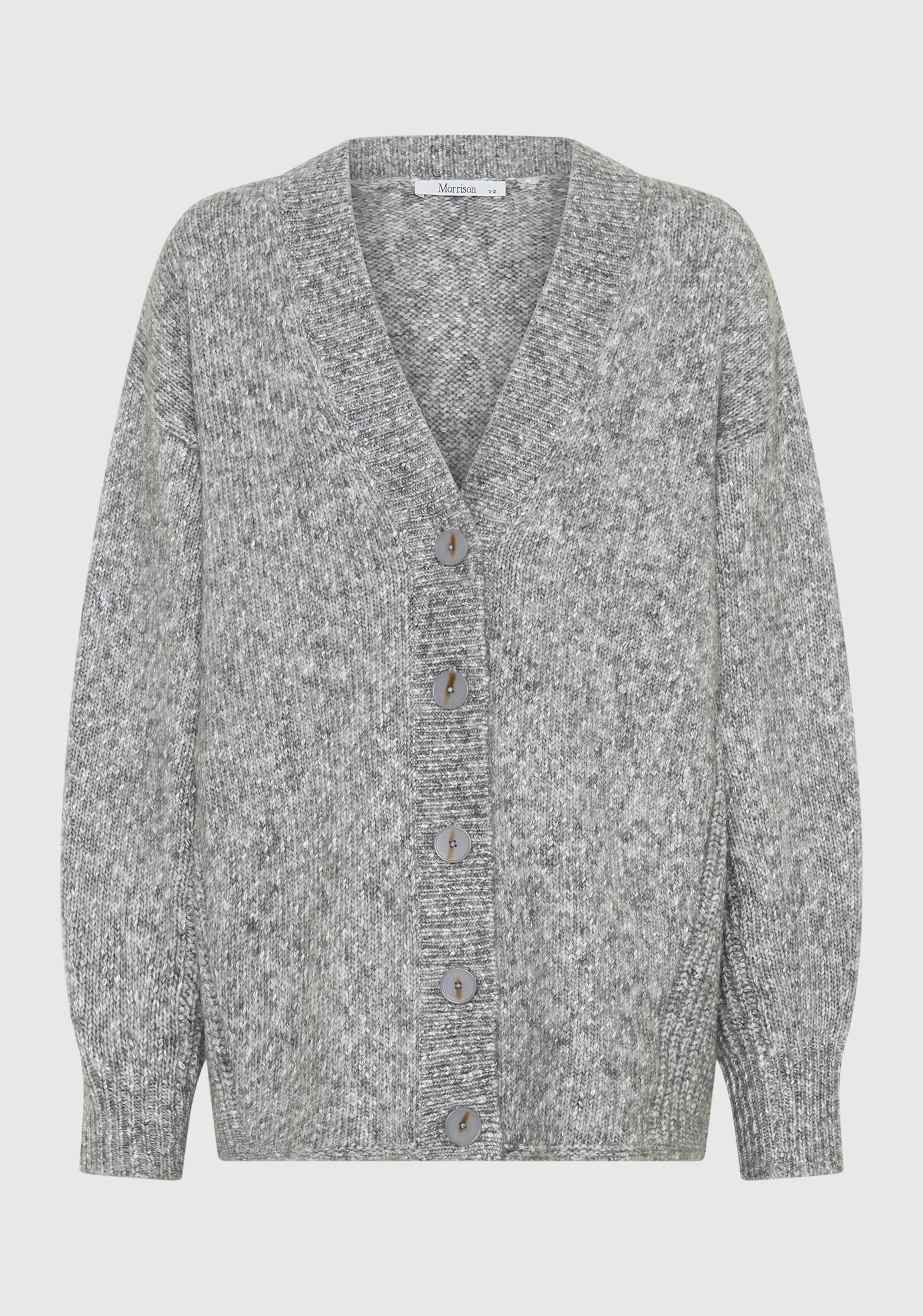 Zoe Knit Cardigan_Grey Marle - Image 6