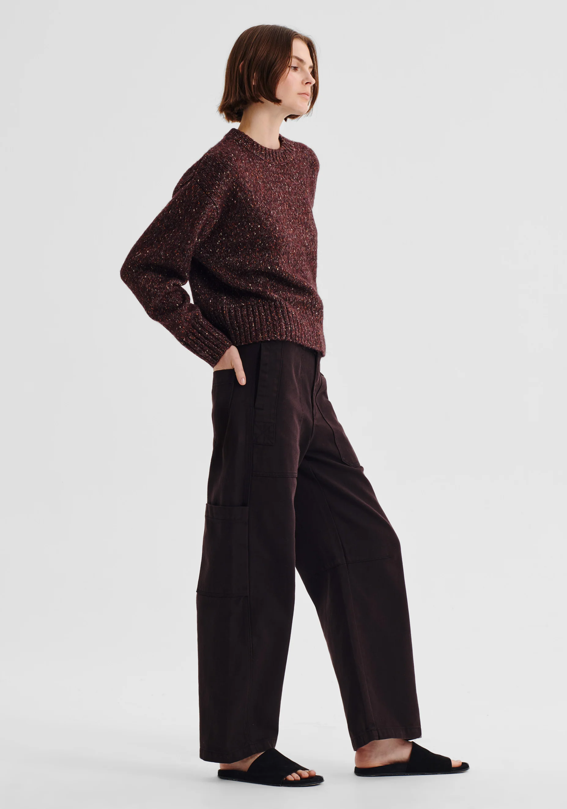 Zoe Knit Pullover_Boysenberry - Image 3