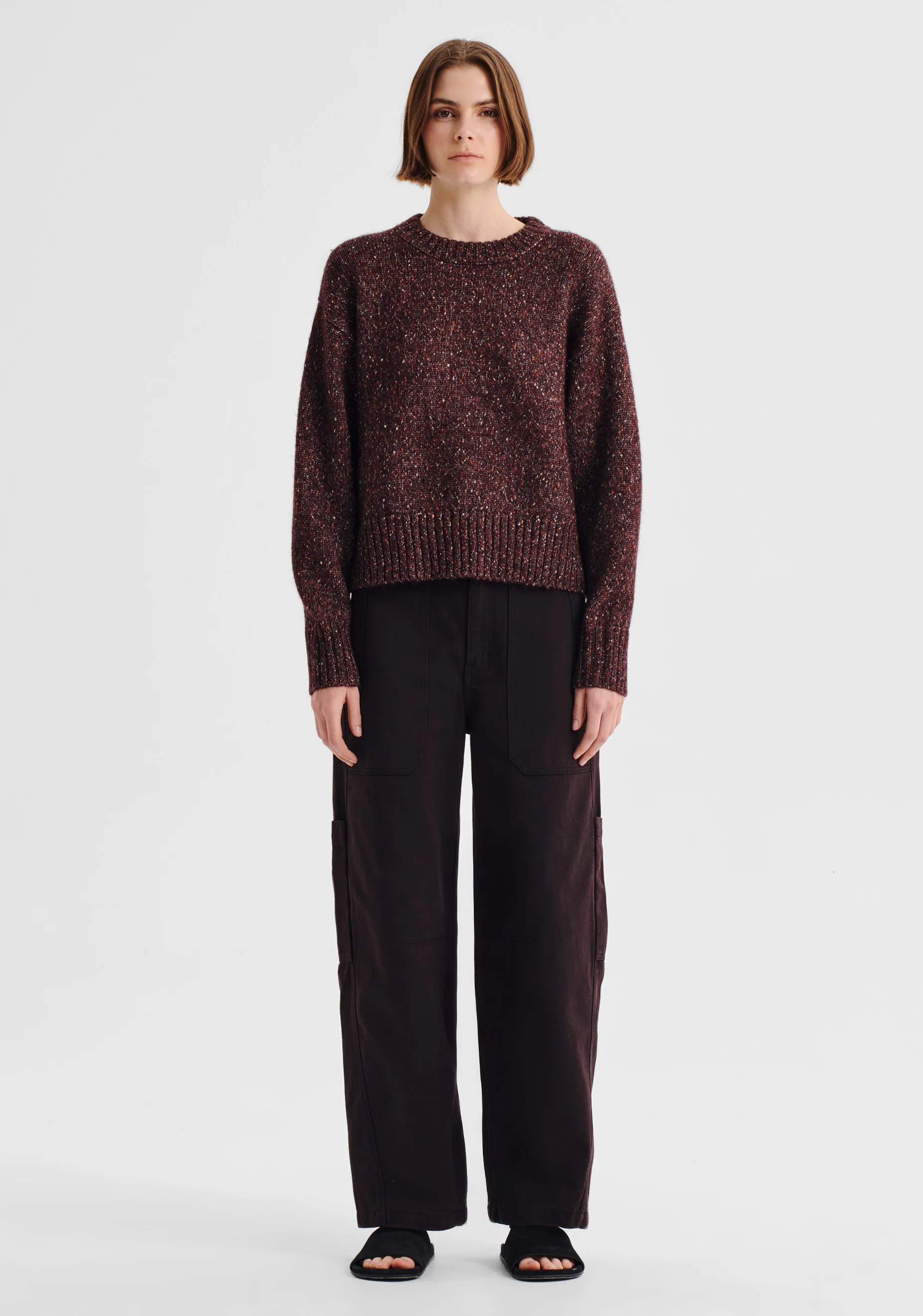 Zoe Knit Pullover_Boysenberry - Image 5