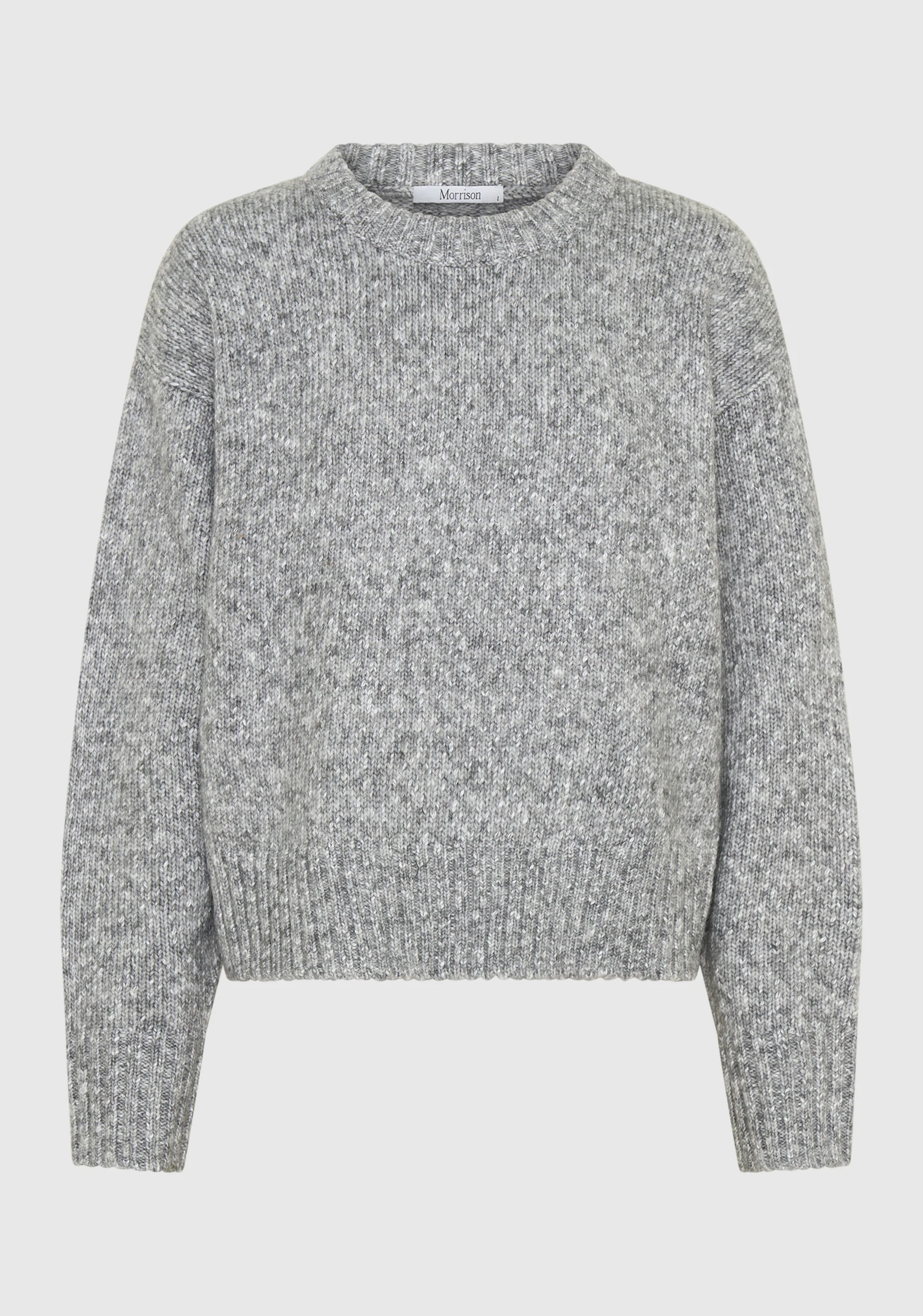 Zoe Knit Pullover_Grey Marle - Image 7