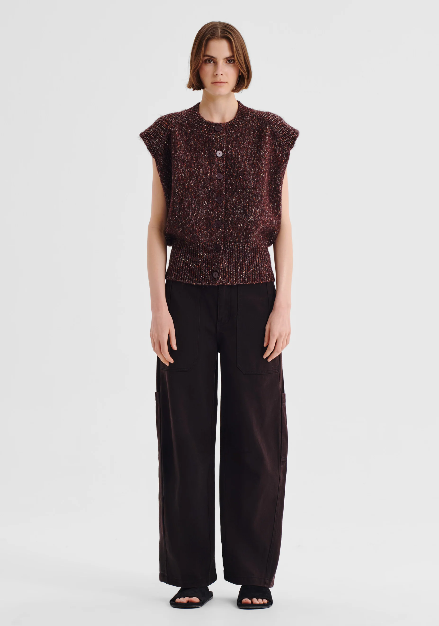Zoe Knit Vest_Boysenberry - Image 5